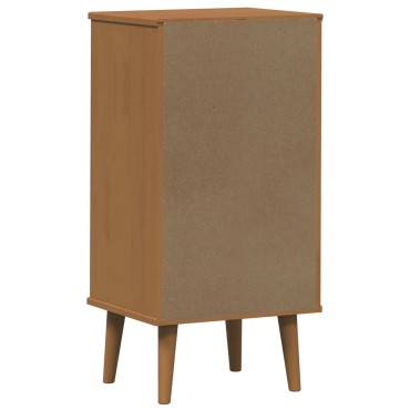 vidaXL Κουτί με συρτάρια MOLDE Καραμέλα 40x35x82cm