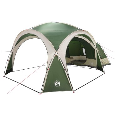 vidaXL Πορτοκαλί Σκηνή Πράσινο 410 x 410 x 250 εκ