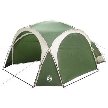 vidaXL Πορτοκαλί Σκηνή Πράσινο 410 x 410 x 250 εκ