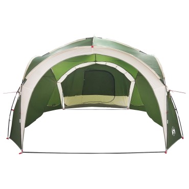 vidaXL Πορτοκαλί Σκηνή Πράσινο 410 x 410 x 250 εκ