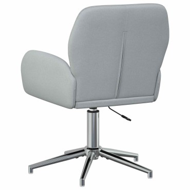 vidaXL Γυροσκοπική Καρέκλα Γραφείου 54x58x90cm Ανοιχτό γκρι 1 τεμ.