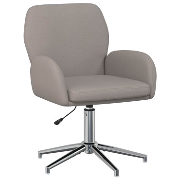 vidaXL Γυροσκοπική Καρέκλα Γραφείου 54x58x90cm Taupe Ύφασμα 1 τεμ.