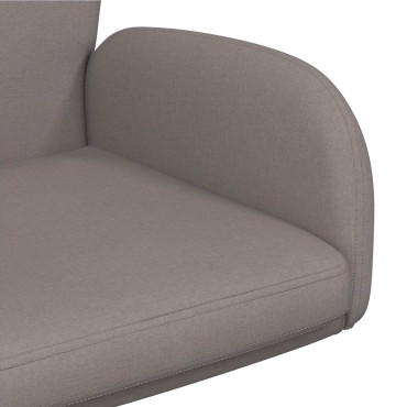 vidaXL Γυροσκοπική Καρέκλα Γραφείου Ύφασμα 54x58x90cm Taupe 1 τεμ.