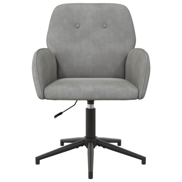vidaXL Γυροσκοπική Καρέκλα Γραφείου Βελούδο 54x55x90 εκ 1 τεμ.