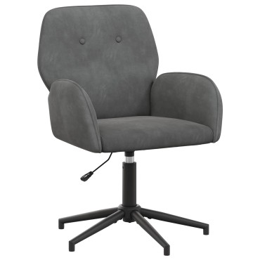 vidaXL Γυροσκοπική Καρέκλα Γραφείου 54x55x90cm Σκούρο Γκρι 1 τεμ.