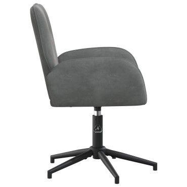 vidaXL Γυροσκοπική Καρέκλα Γραφείου 54x55x90cm Σκούρο Γκρι 1 τεμ.