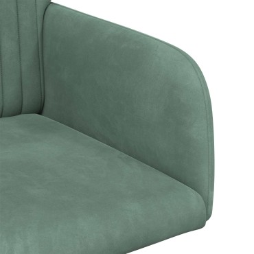 vidaXL Καρέκλες φαγητού 2 τεμ. Βελούδο Θαλασσί 55x50x84cm