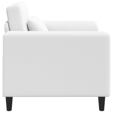vidaXL Πολυθρόνα Λευκό Ύφασμα 90x88x85cm 1 τεμ.