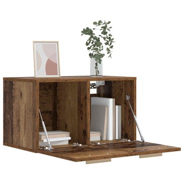 vidaXL Ντουλάπα Τοίχου Παλαιωμένο ξύλο 60x36,5x35cm 1 τεμ.