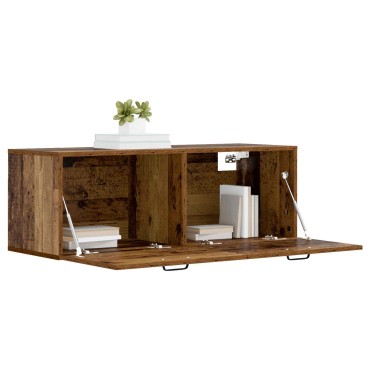 vidaXL Ντουλάπα Τοίχου Παλαιωμένο ξύλο 100x36,5x35cm 1 τεμ.