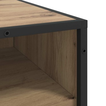 vidaXL Ντουλάπι με Συρτάρια 4-Συρτάρι Artisan δρυς 70x41x83,5cm 1 τεμ.