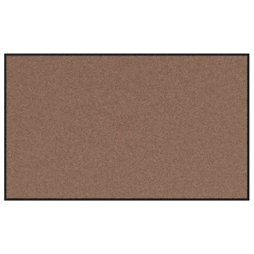vidaXL Χαλάκι Εξώπορτας Καφέ και Μαύρο 90 x 150 cm 100% Πολυαμίδιο