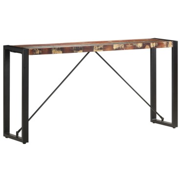 vidaXL Τραπέζι Κονσόλα 150x35x76cm από Μασίφ Ανακυκλωμένο Ξύλο 1 τεμ.