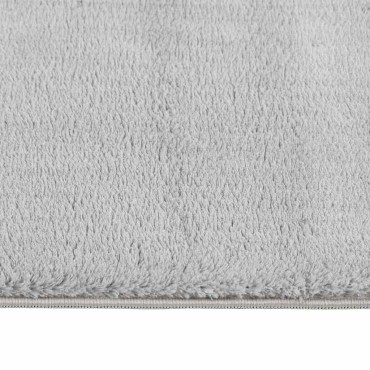 vidaXL Χαλί Πλενόμενο Μαλακό Shaggy Γκρι 160x230cm Αντιολισθητικό