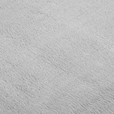 vidaXL Χαλί Πλενόμενο Μαλακό Shaggy Γκρι 160x230cm Αντιολισθητικό