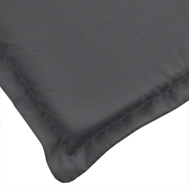 vidaXL Μαξιλάρι Σεζλόνγκ Ανθρακί (75+105)x50x4cm Υφασμάτινη