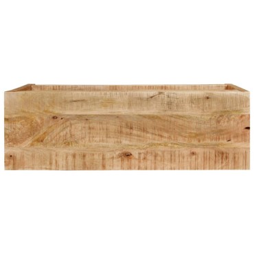 vidaXL Τραπέζι Κονσόλα με 2 Συρτάρια 110x35x75cm Μασίφ Ξύλο Μάνγκο 1 τεμ.