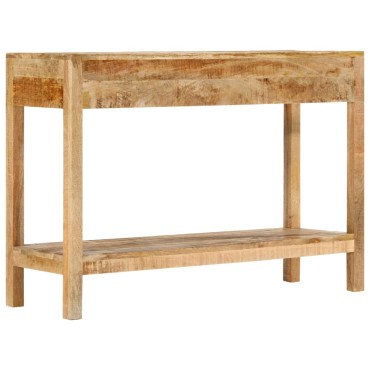 vidaXL Τραπέζι Κονσόλα με 2 Συρτάρια 110x35x75cm Μασίφ Ξύλο Μάνγκο 1 τεμ.