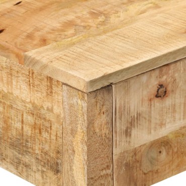 vidaXL Τραπέζι Κονσόλα με 2 Συρτάρια 110x35x75cm Μασίφ Ξύλο Μάνγκο 1 τεμ.