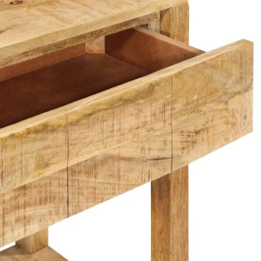 vidaXL Τραπέζι Κονσόλα με 2 Συρτάρια 110x35x75cm Μασίφ Ξύλο Μάνγκο 1 τεμ.