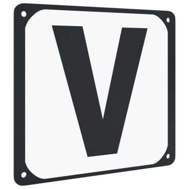 vidaXL Γράμματα για Εκδήλωση Επίδειξης Αλόγων 12 τεμ. από Ατσάλι