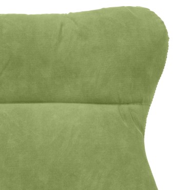 vidaXL Πολυθρόνα Ανοιχτό Πράσινο 69x74x93cm Βελούδο 1 τεμ.