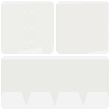 vidaXL Περίγραμμα γκαζόν 10 τμχ. 100 x 30 cm Ατσάλι Λευκό