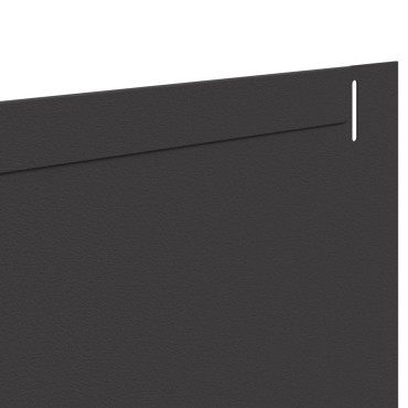 vidaXL Περίγραμμα γκαζόν 10 τμχ. 102 x 15 x 4 εκ. Ατσάλι Μαύρο
