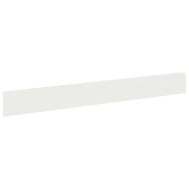 vidaXL Περίγραμμα γκαζόν 20 τμχ. 100 x 12 cm Ατσάλι Λευκό