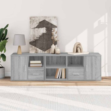 vidaXL Γωνιακό Έπιπλο Γκρι Sonoma 160x40x45cm από Επεξεργ. Ξύλο 1 τεμ.