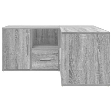 vidaXL Γωνιακό Έπιπλο Γκρι Sonoma 160x40x45cm από Επεξεργ. Ξύλο 1 τεμ.