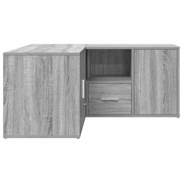 vidaXL Γωνιακό Έπιπλο Γκρι Sonoma 160x40x45cm από Επεξεργ. Ξύλο 1 τεμ.