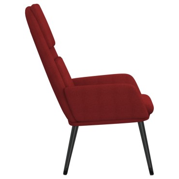 vidaXL Πολυθρόνα Relax Μπορντό Υφασμάτινη 70x77x98cm 1 τεμ.