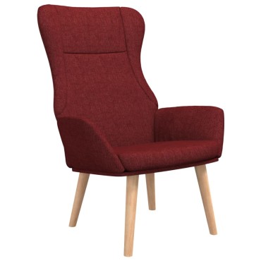 vidaXL Πολυθρόνα Relax Μπορντό Υφασμάτινη 70x77x94cm 1 τεμ.