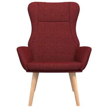 vidaXL Πολυθρόνα Relax Μπορντό Υφασμάτινη 70x77x94cm 1 τεμ.