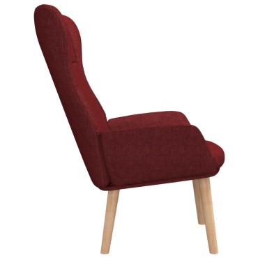 vidaXL Πολυθρόνα Relax Μπορντό Υφασμάτινη 70x77x94cm 1 τεμ.