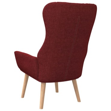 vidaXL Πολυθρόνα Relax Μπορντό Υφασμάτινη 70x77x94cm 1 τεμ.