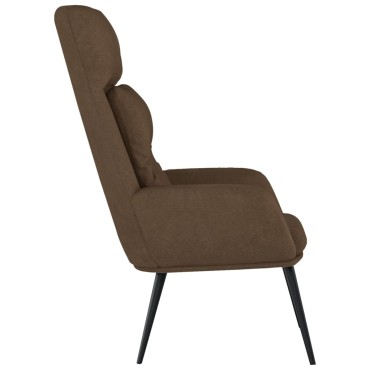 vidaXL Πολυθρόνα Relax Καφέ από Συνθετικό Καστόρι 70x77x94cm 1 τεμ.