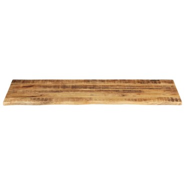 vidaXL Επιφάνεια Τραπεζιού 140x60x3,8cm Live Edge Μασίφ Ξύλο Μάνγκο 1 τεμ.