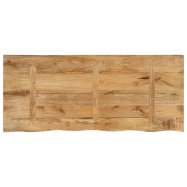 vidaXL Επιφάνεια Τραπεζιού 140x60x3,8cm Live Edge Μασίφ Ξύλο Μάνγκο 1 τεμ.