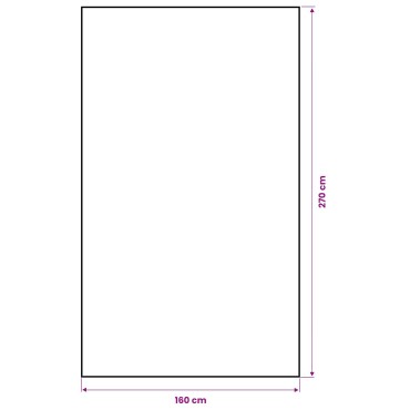 vidaXL Τραβέρσα από γιούτα Φυσικό 160 x 270 εκ 100% Γιούτα Τοσσά