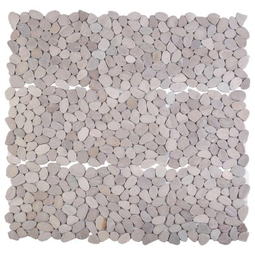 vidaXL Πέτρες Pebble Taupe 30 x 30 cm Πέτρες Ποταμού