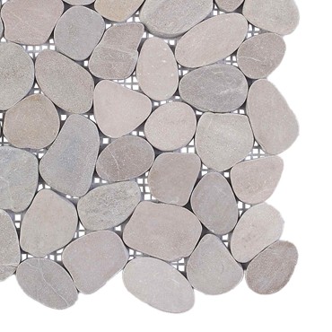 vidaXL Πέτρες Pebble Taupe 30 x 30 cm Πέτρες Ποταμού
