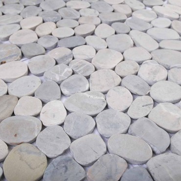 vidaXL Πέτρες Pebble Γκρι 30 x 30 cm Πέτρες Ποταμού