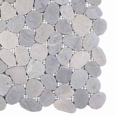 vidaXL Πέτρες Pebble Γκρι 30 x 30 cm Πέτρες Ποταμού
