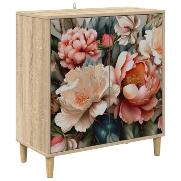 vidaXL Πλαϊνό γραφείο BORNE Sonoma 69x33x75cm Επεξεργασμένο Ξύλο 1 τεμ.