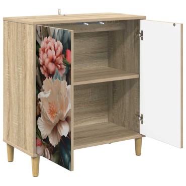 vidaXL Πλαϊνό γραφείο BORNE Sonoma 69x33x75cm Επεξεργασμένο Ξύλο 1 τεμ.