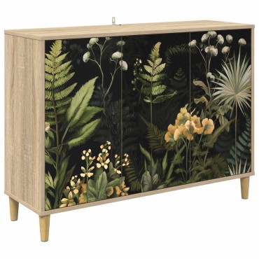 vidaXL Πλαϊνό γραφείο RHENEN Sonoma 102x33x75cm 1 τεμ.