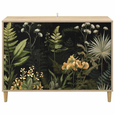 vidaXL Πλαϊνό γραφείο RHENEN Sonoma 102x33x75cm 1 τεμ.