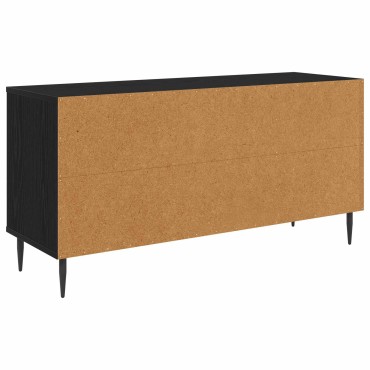 vidaXL Ντουλάπι TV BONN 102x33x51cm Μαύρη Δρυς Επεξεργασμένο Ξύλο